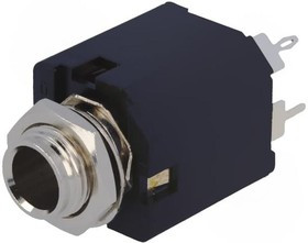 ACJS-MV-3S, Phone Connectors 1/4"VERT CHASIS CONN MNT Needle CONT