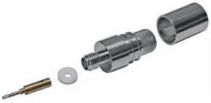 TC-600-NMC-2-D, RF Connectors / Coaxial Connectors N-Male (plug) straight solder pin (2 pieces) clamp connector TC-600-NMC-2-D, RF Connectors / Coaxial Connectors N-Male (plug) straight solder pin (2 pieces) clamp connector
