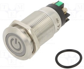 LAS1GQF11ZETLG12VS, Переключатель: антивандальный; Пол: 2; SPDT; 3A/220ВAC; 5A/24ВDC