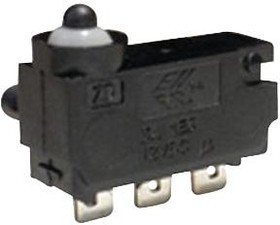 ZM10E10A01, Micro Switch ZM, 100mA, 1CO, 1.43N, Pin Plunger