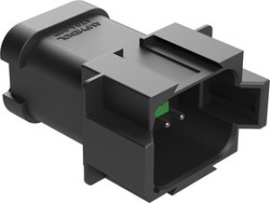 AT04-12PA-P030, Automotive Connectors 12 Way RCPT (4)3 pin busbar 13 amps