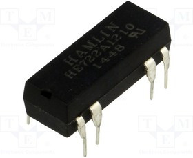 HE722A1210, Реле: герконовое, DPST-NO, Uобмотки: 12ВDC, макс.200ВDC, 288мВт, PCB