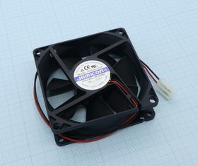 Вентилятор Jamicon JF0825B1UR-R 80x25мм 12V 4.44W 0.37A