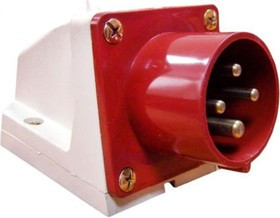 Стационарная вилка PROxima 524, 3Р+РЕ, 32А, 380В, IP44 ps-524-32-380