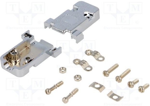 AGP 09 G-ME, A-FT Series PC D Sub Backshell, 9 Way