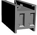 280590, Conn Housing RCP 2 POS 3.96mm Crimp ST Cable Mount Green