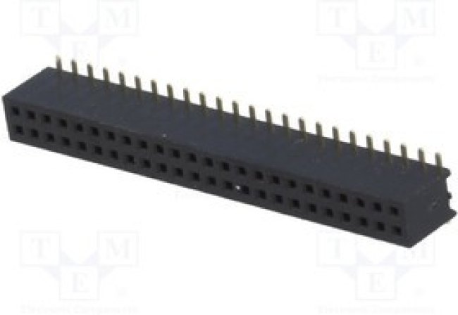 DS1065-05-2X24S8BS, Гнездо, IDC, "мама", PIN 48, прямой, 1,27мм, SMT, 2x24, gold flash