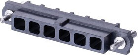 M80-263F306-00-00, Корпус разъема, Datamate Mix-Tek M80, Гнездо, 6 вывод(-ов), 4 мм