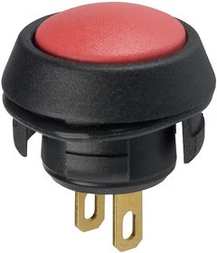 30-101, Pushbutton Switches PushBtn Switch SPST N.O. snap-in Red Btn