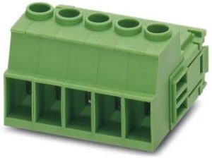 1718290, Pluggable Terminal Blocks 5 Pos 7.62mm Invert Plug 24-10AWG Screw