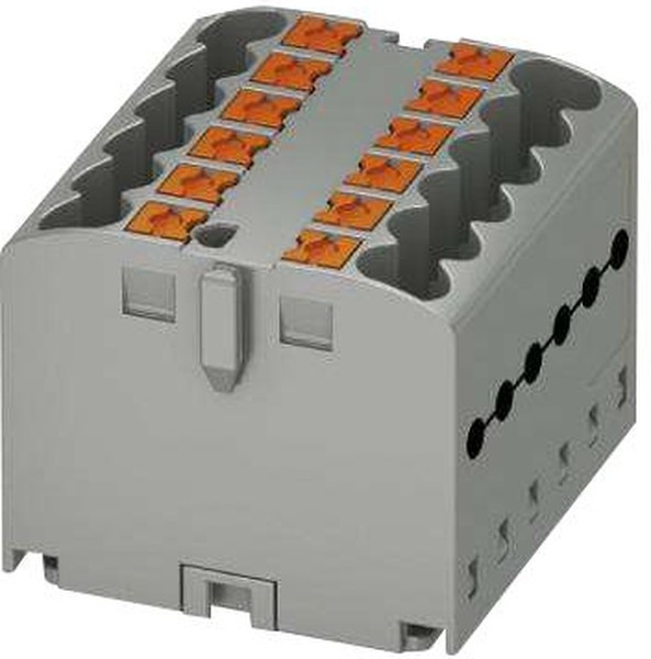 3273286, DIN Rail Terminal Blocks PTFIX 12X2,5 GY 2.5mm2 slf-assmb MNT