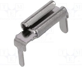 KEYS3545, Наконечник: плоский, 2,8мм, 0,5мм, "мама", THT, латунь, луженые