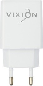 Блок питания (сетевой адаптер) VIXION L7c 2xUSB, 2.1A с кабелем Type-C 1м (белый)