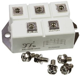 MD160S16M3, стеклянный пассивированный трёхфазный выпрямительный мост, 1600В, 160А [M3] = SKD160/16;