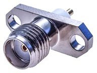 SMA-BJ1, Разъём высокочастотный, гнездо SMA, фланцевое крепление под 2 винта