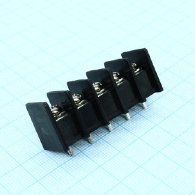 DG45C-B-05P-13-00A(H), Барьерный клеммный блок на 5 контактов. Серия DG45C-B
