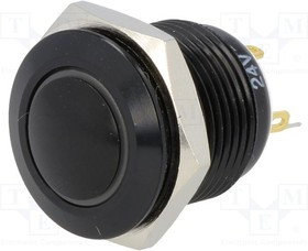 V16-10N-24B-A, Переключатель: антивандальный, Пол: 2, SPST-NO, 2A/36ВDC, IP65