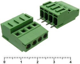 XYEEK500-4 (5.0mm), Винтовой клеммный блок XYEEK500-4 (5.00mm)