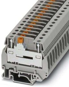 0313085, UGSK/S + GS Series Grey Terminal Block, 0.5 10mm², 1-Level, Screw Termination