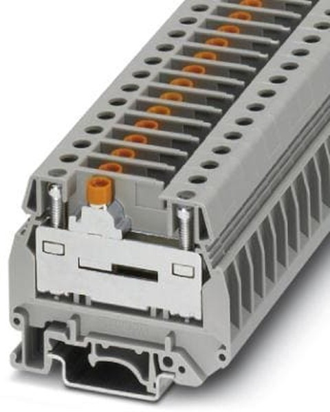 0313085, UGSK/S + GS Series Grey Terminal Block, 0.5 10mm², 1-Level, Screw Termination