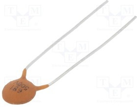 CC-681/500, Конденсатор керамический, 680пФ, 500В, Y5P, ±10%, THT, 5мм CC-681/500, Конденсатор керамический, 680пФ, 500В, Y5P, ±10%, THT, 5мм