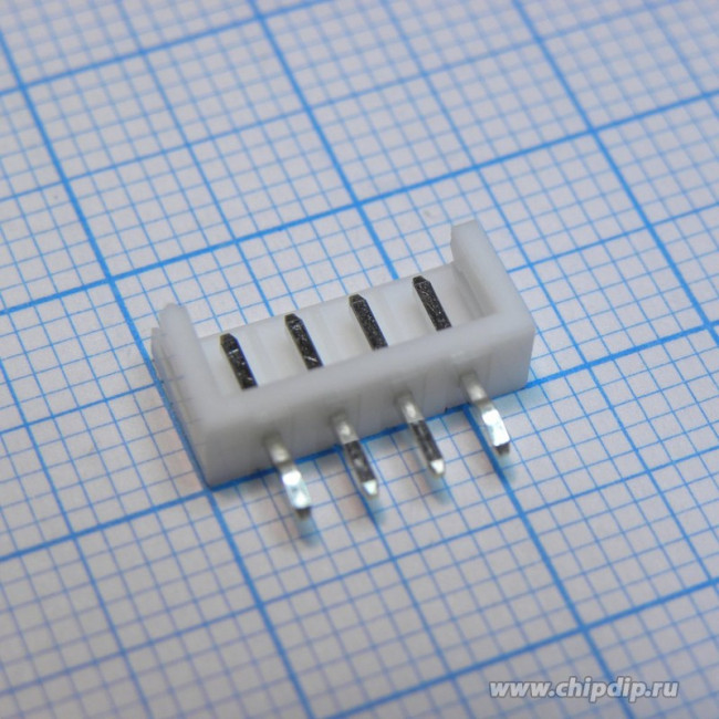 B4B-EH-A, Вилка прямая на плату (EHR) 2.5мм