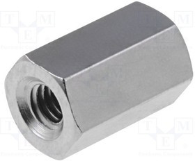 TFF-M2.5X8/DR112, Дистанцирующая стойка с резьбой, 8мм, Внутр.резьба: M2,5, латунь