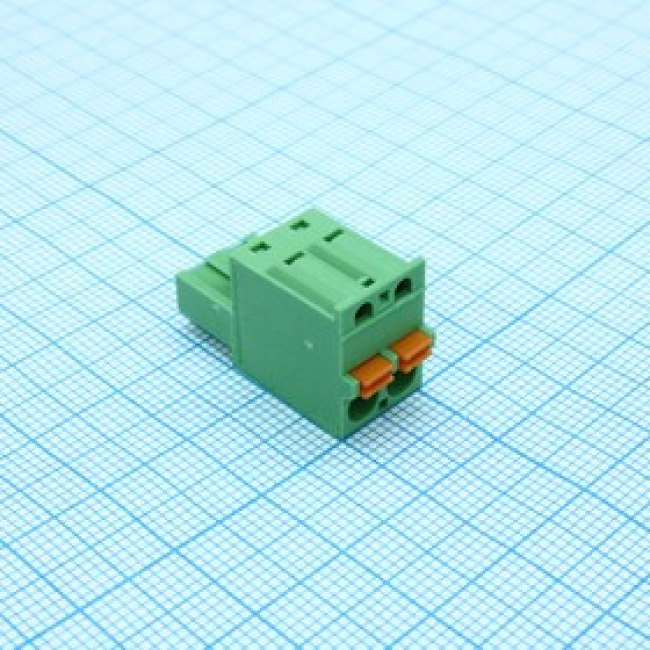 2EDGKD-5.0-02P-14-00A(H), (2EDGKD-5.0-02P-14-00ZH), Разъемный клеммный блок, 2 контакта. Серия 2EDGKD-5.0