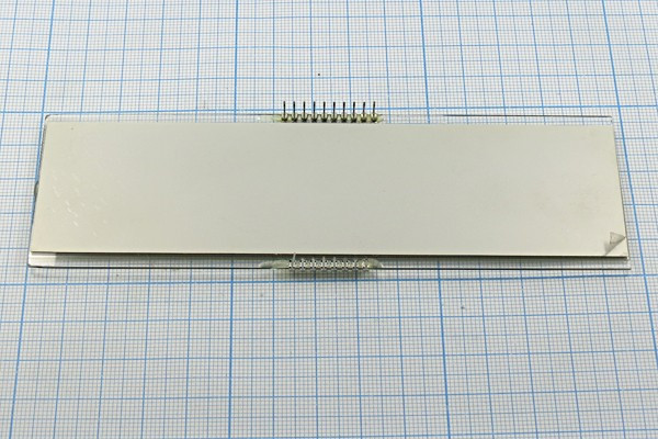 Индикатор ЖК 6 рязрядный, 145x45мм, калькулятор, цифровой-мнемонический; №6108 жки 6 \\145x 45\калькулятор\цифр- мнемон\GP-458P\