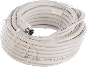 Кабель ТВ вилка - ТВ розетка длина 10 м. T5005 30010732