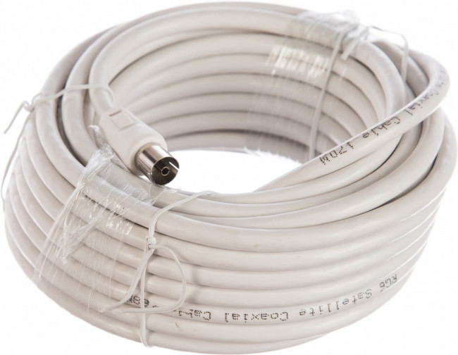 Кабель ТВ вилка - ТВ розетка длина 10 м. T5005 30010732