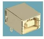 61729-1011BLF, USB 2.0, Input Output Connectors, Receptacle, Type B, Standard, Right Angle, Through Hole, Single Decks, 4 Positions