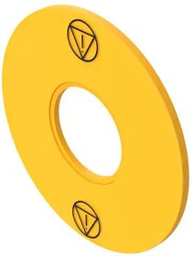 704.963.4, Legend Plate, 90mm, Yellow, Warning Triangle, EAO 04 Series 704.963.4, Legend Plate, 90mm, Yellow, Warning Triangle, EAO 04 Series