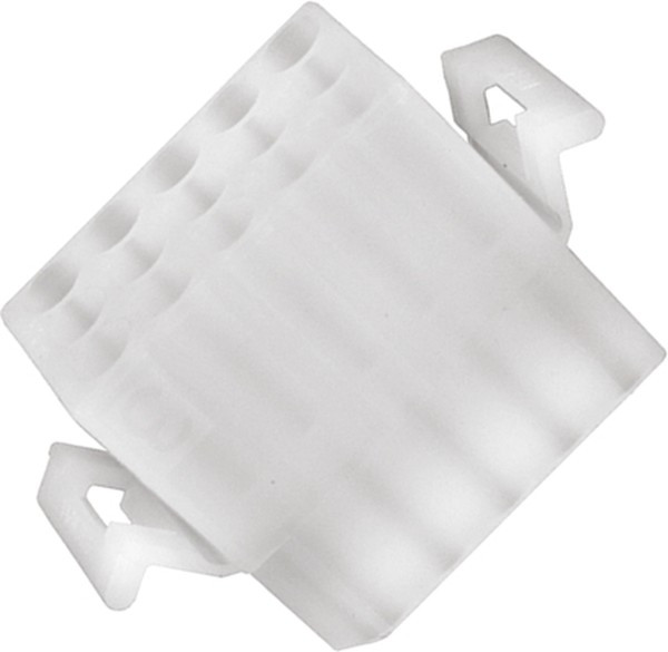 03-09-1151, Корпус разъема, предварительно изогнутые монтажные ушки, Серия Standard .093", Гнездо