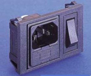 BZH01/Z0000/01, AC Power Entry Modules FUSED INLET SP SW POWER MODULE