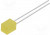 LL-553YD1E-2Y, LED; square; 5x5mm; yellow; 7?15mcd; 146°; Front: flat; 20mA