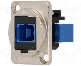 CP30215M, Разъем: световодный, проходник, SC, с обеих сторон, Мат-л: металл CP30215M, Разъем: световодный, проходник, SC, с обеих сторон, Мат-л: металл