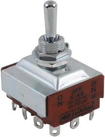 S49, SWITCH, TOGGLE, 4PDT, 20A, 250VAC