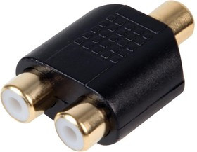 PSG08579, Переходник разъема, RCA / Phono, 1 вывод(-ов), Гнездо, RCA / Phono, 2 вывод(-ов), Гнездо