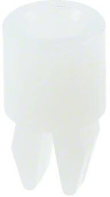 MSNE-4-01, Standoffs &amp; Spacers Standoff Nut,Natural,1/4 in Spc, Standoff Nut,Natural