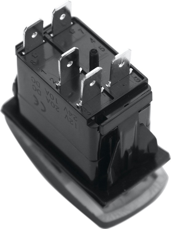 РИФ Переключатель ВКЛ/ВЫКЛ, синий, КРУГ ЛИНИЯ RIF22-1-4103300