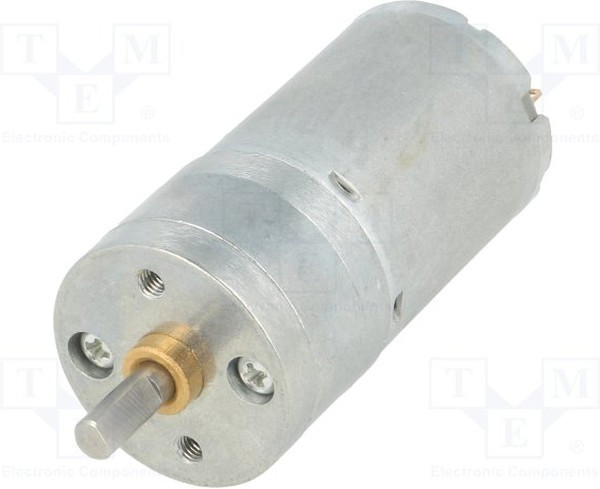 1570, Двигатель: DC, с редуктором, HP, 6ВDC, 6,5А, Ось: D профиль, 4,4: 1