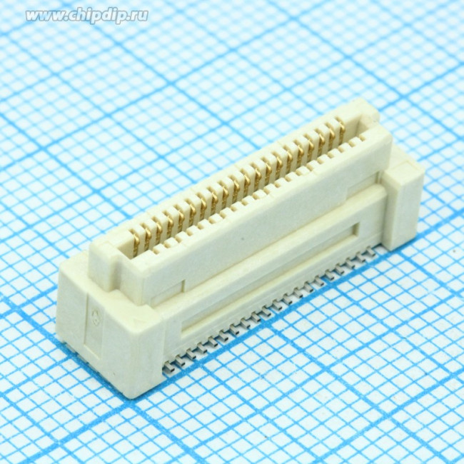 5-5179009-1, Conn Fine Pitch Connector RCP 40 POS 0.8mm Solder ST Top Entry SMD Box/Tube