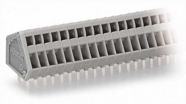 233-116, Клеммная колодка 160В 16-полюсная Серая