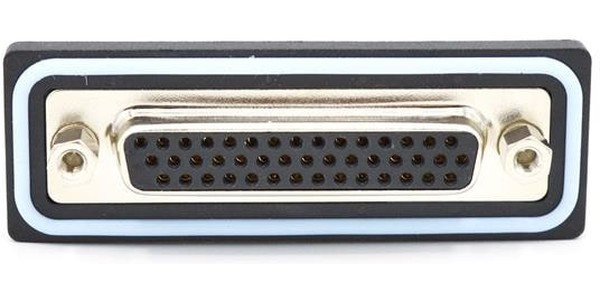 HDF-R44-213L011, HDF 44 Way Right Angle Solder D-sub Connector Socket, 2.29mm Pitch, with 4-40 Screw Locks HDF-R44-213L011, HDF 44 Way Right Angle Solder D-sub Connector Socket, 2.29mm Pitch, with 4-40 Screw Locks