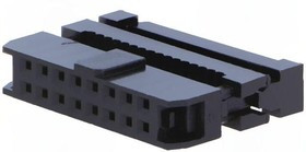 DS1017-16MA2, Разъем IDC "мама" PIN 16 IDC шлейф 1мм gold flash DS1017-16MA2, Разъем IDC "мама" PIN 16 IDC шлейф 1мм gold flash