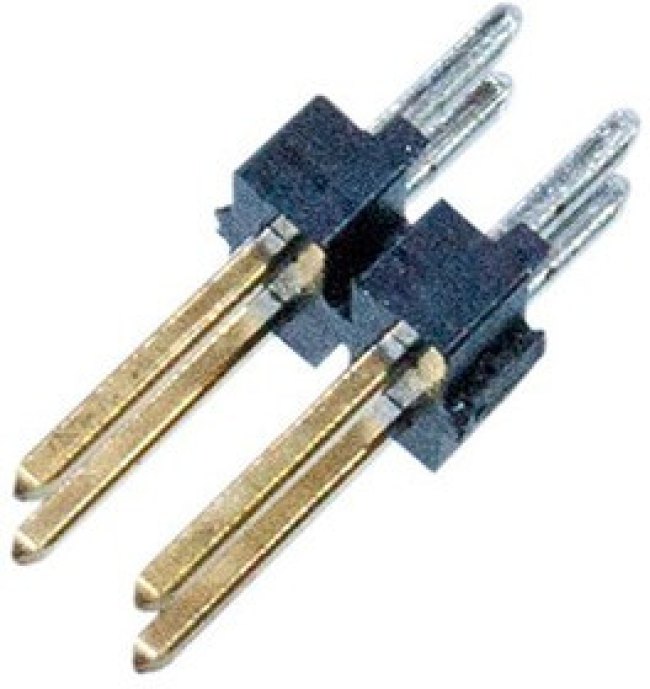 5-146257-2, 4P HEADER GOLD 30u double row