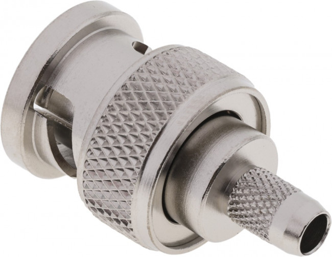 J01000A1256, 50 Straight Cable Mount, BNC Connector, Plug, RG223/U