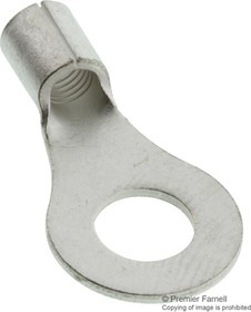 33458, Наконечник: кольцевой, M6, 3-6мм2, обжим, на провод, неизолированный, луженые