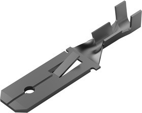 928962-2, Клемма ножевая вилка 6.35мм неизол.пр.1-2.5мм²